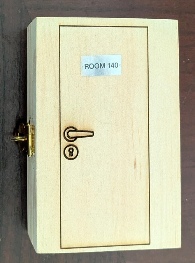 "room" box